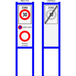 Entrée Zone 30 combiné type 1 2